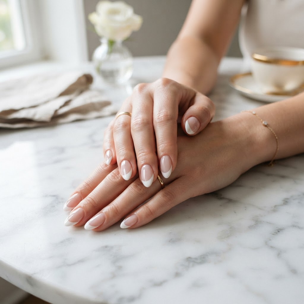 Achieve a salon-quality look with crisp, clean French tips.