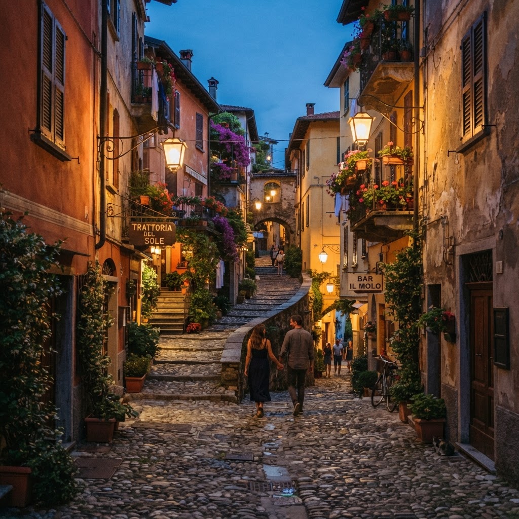 Varenna: Discover The Prettiest Village on Lake Como 4 Charming cobblestone streets in historic Varenna.