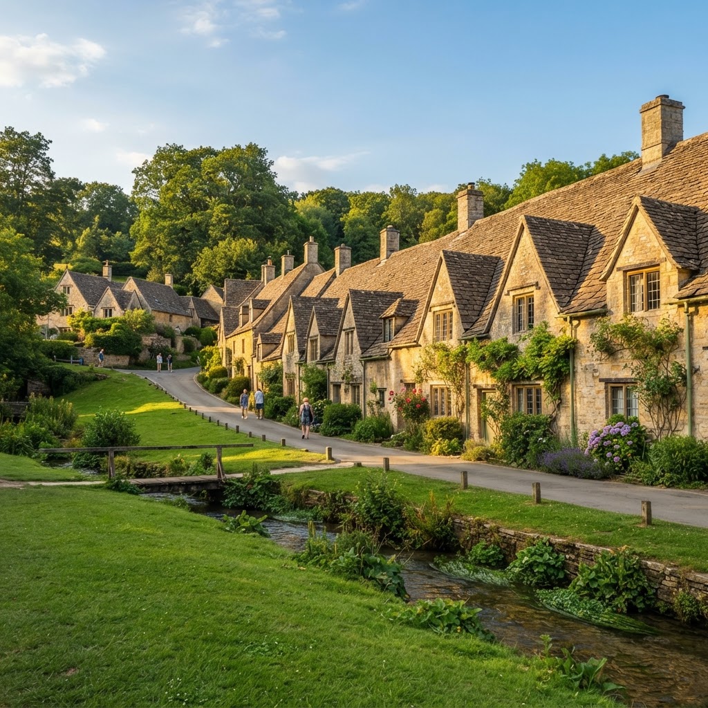 Arlington Row, the most photographed spot in Bibury.