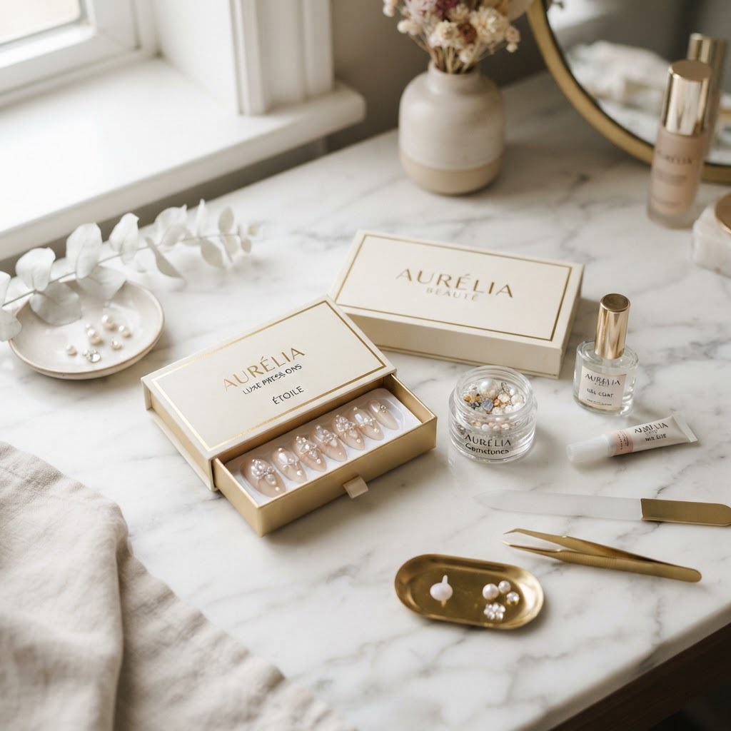 Beautiful and functional nail accessories to customize your wedding day manicure.