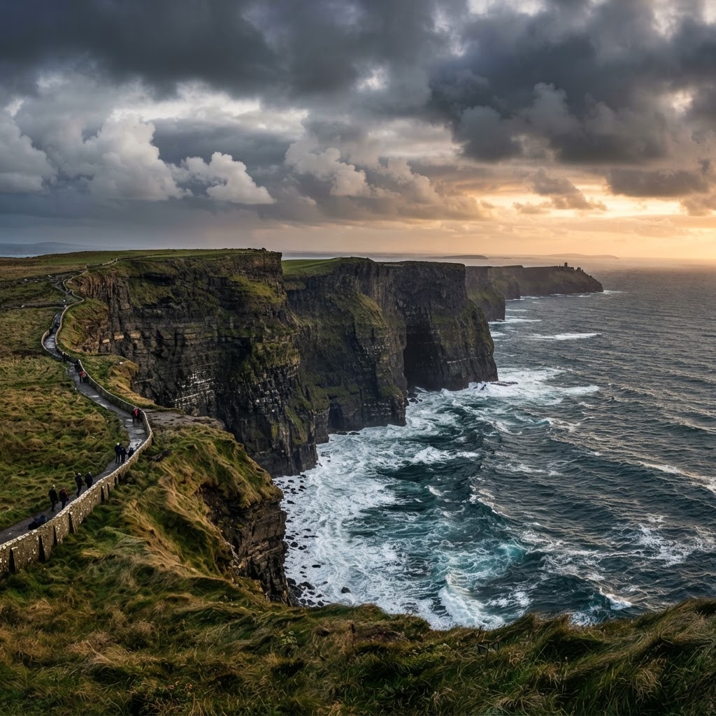 The iconic Cliffs of Moher are a highlight of any Ireland 7-day road trip.