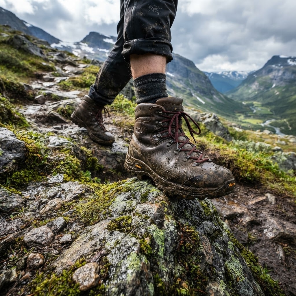 Proper footwear is essential for the long trek to Trolltunga.