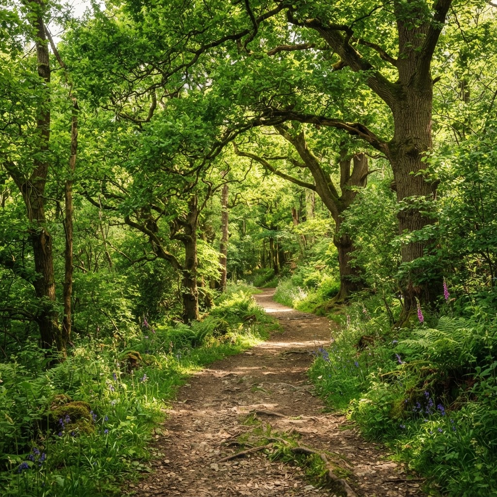 The serene and ancient woodlands of Epping Forest provide a peaceful escape from the city.