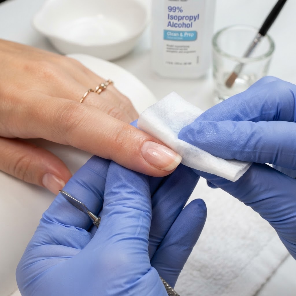 Proper nail prep is the most important step to prevent lifting.
