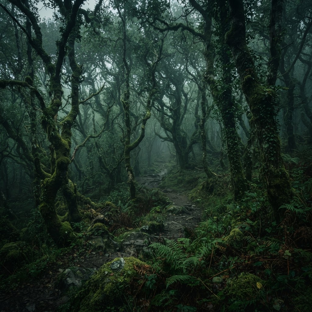 The mossy, ancient forests of Killarney provide an essential moody Ireland nature aesthetic.