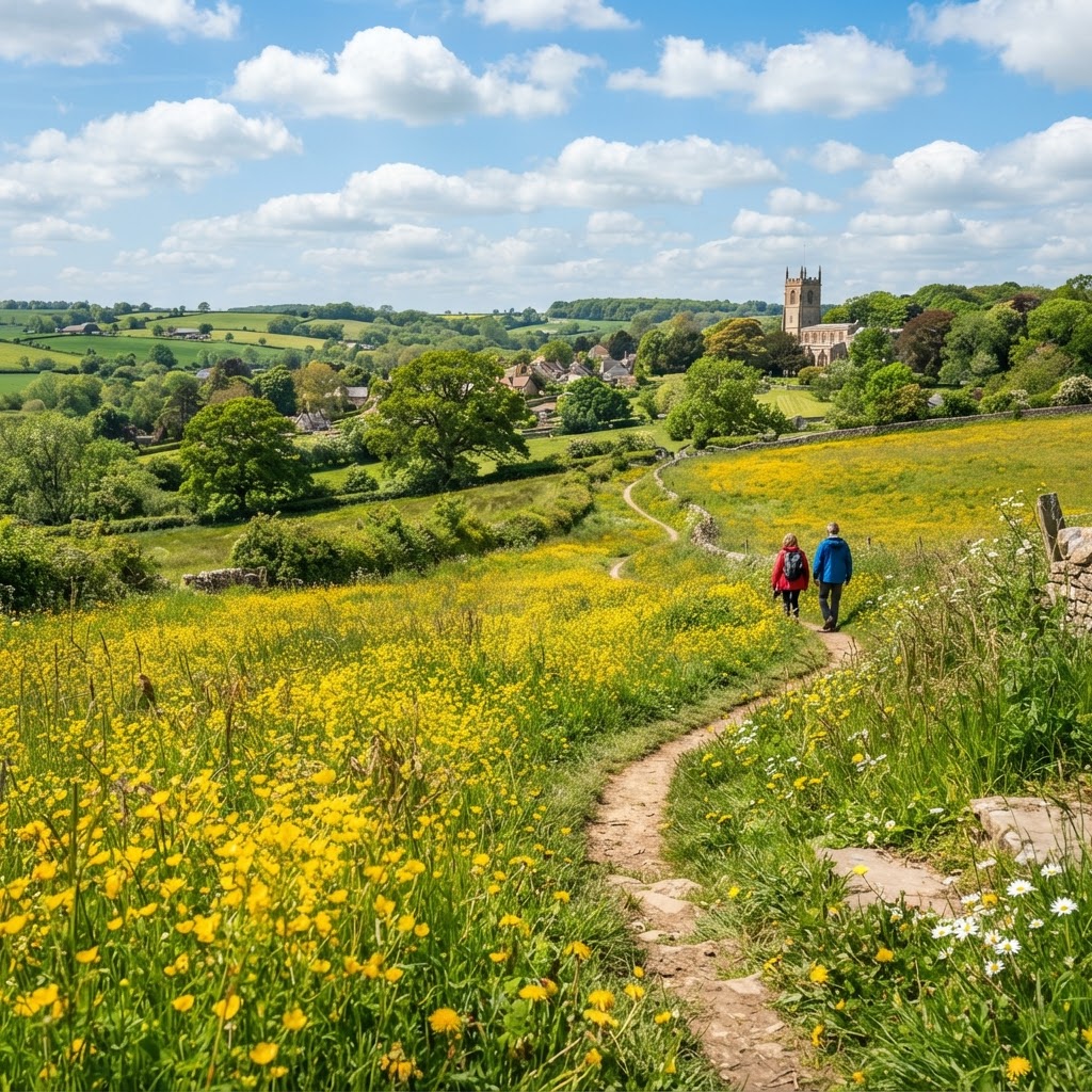 Explore the peaceful walking trails of the region.