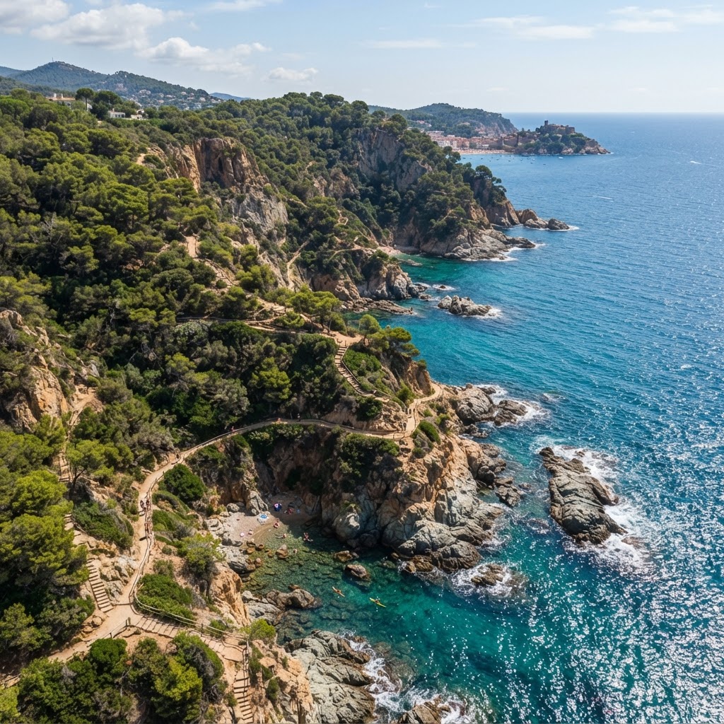 The breathtaking beauty of the wild Costa Brava coastline.