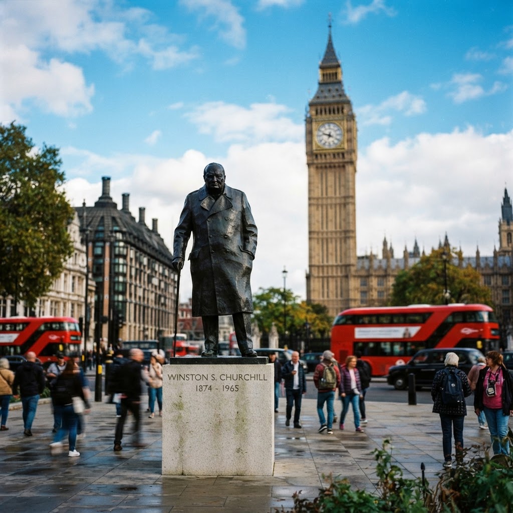 Combining history at Parliament Square.