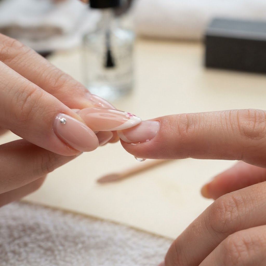 Using the 45-degree angle method ensures a secure, air-bubble-free bond.