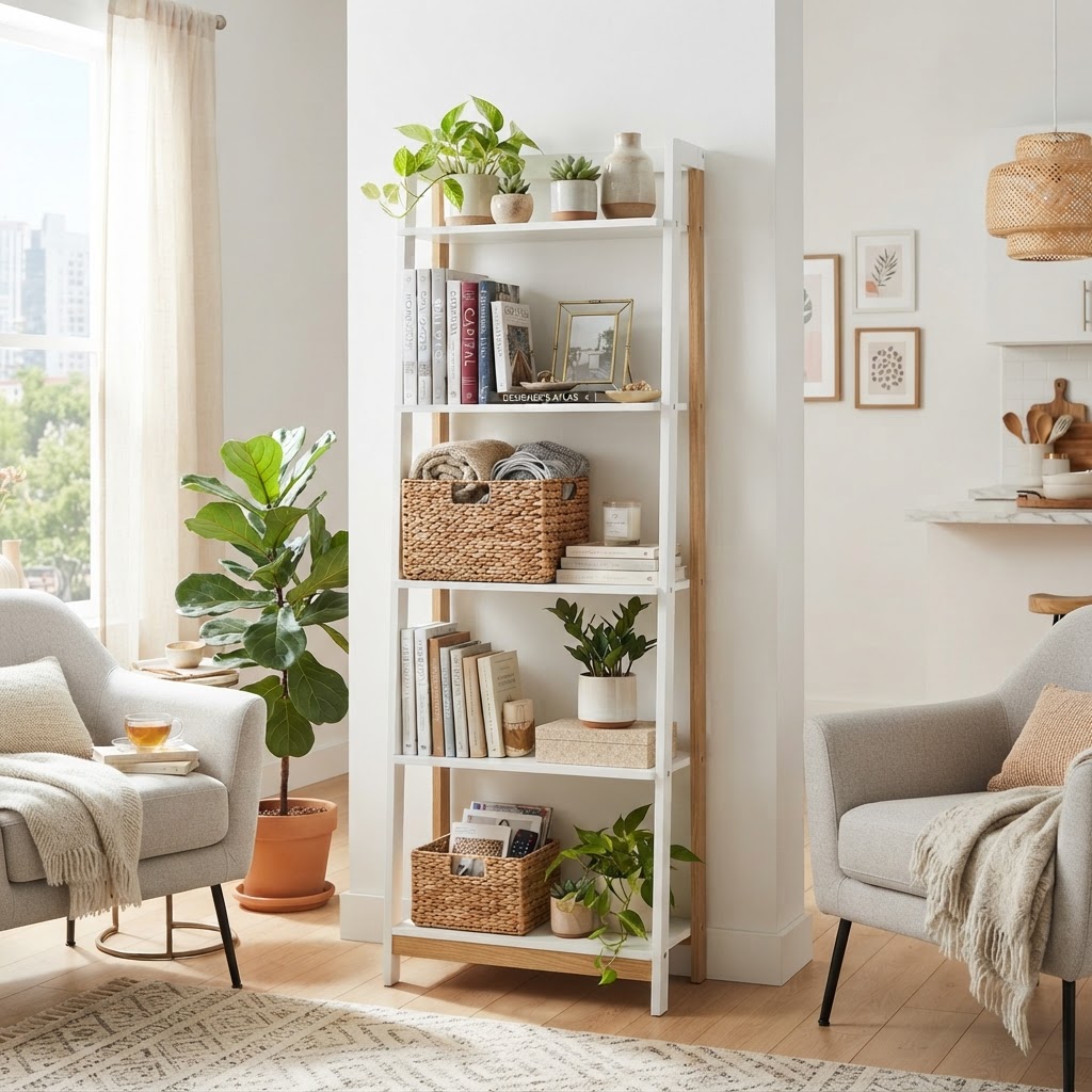 Vertical storage is key to keeping your home organized and clutter-free.