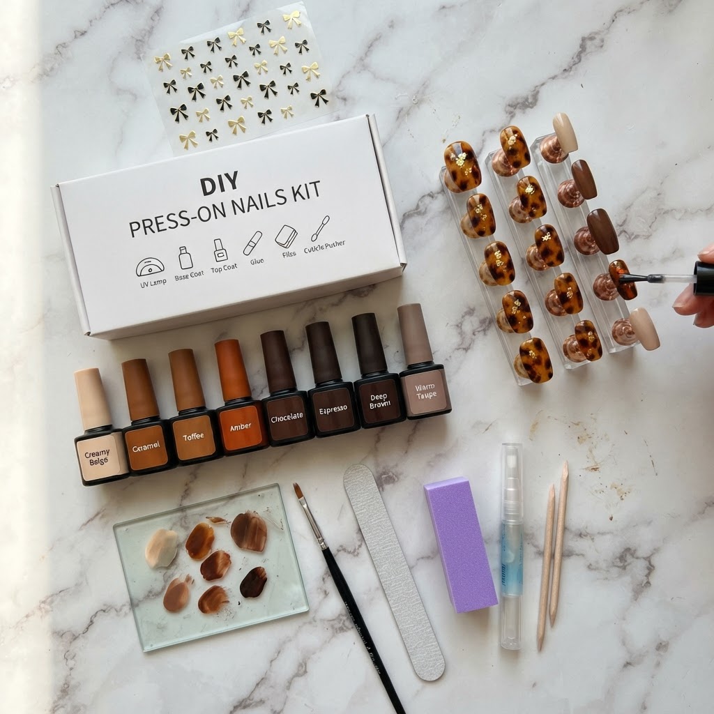 Everything you need for a professional DIY manicure at home.
