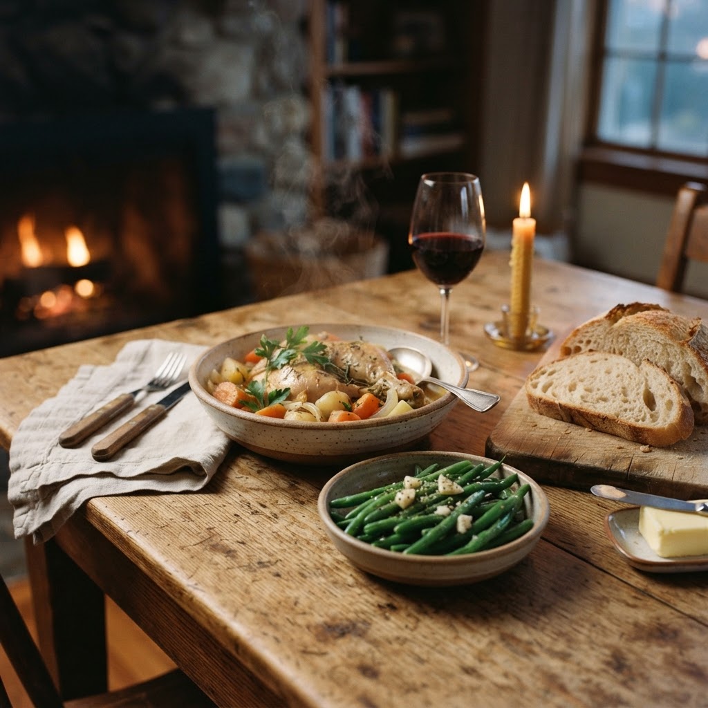 A complete, healthy dinner served fresh from the slow cooker.