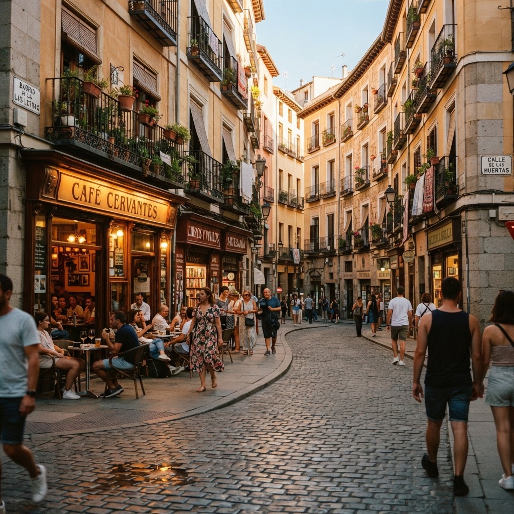 The historic and literary charm of Barrio de las Letras.