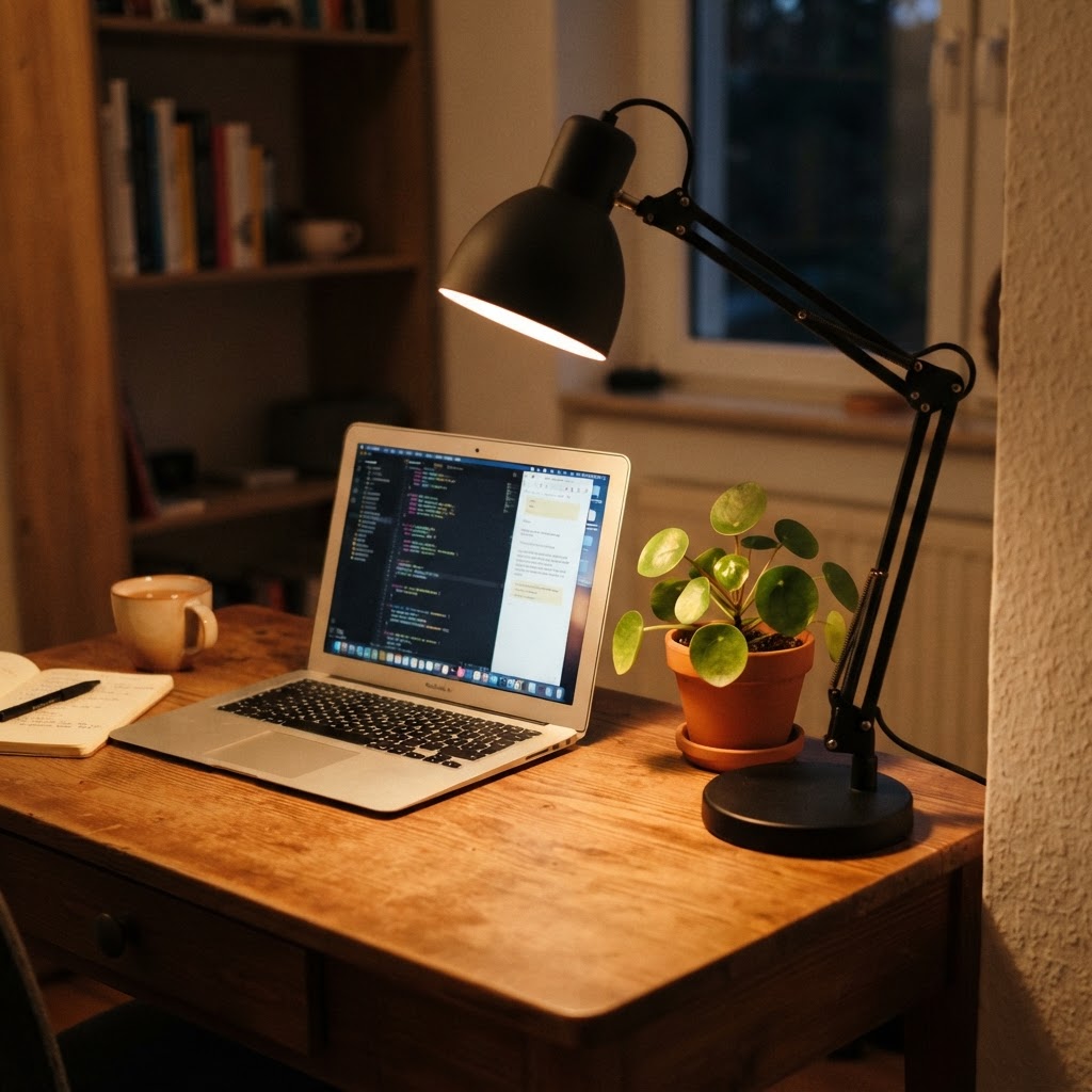 Task lighting is essential for a productive and comfortable workspace.