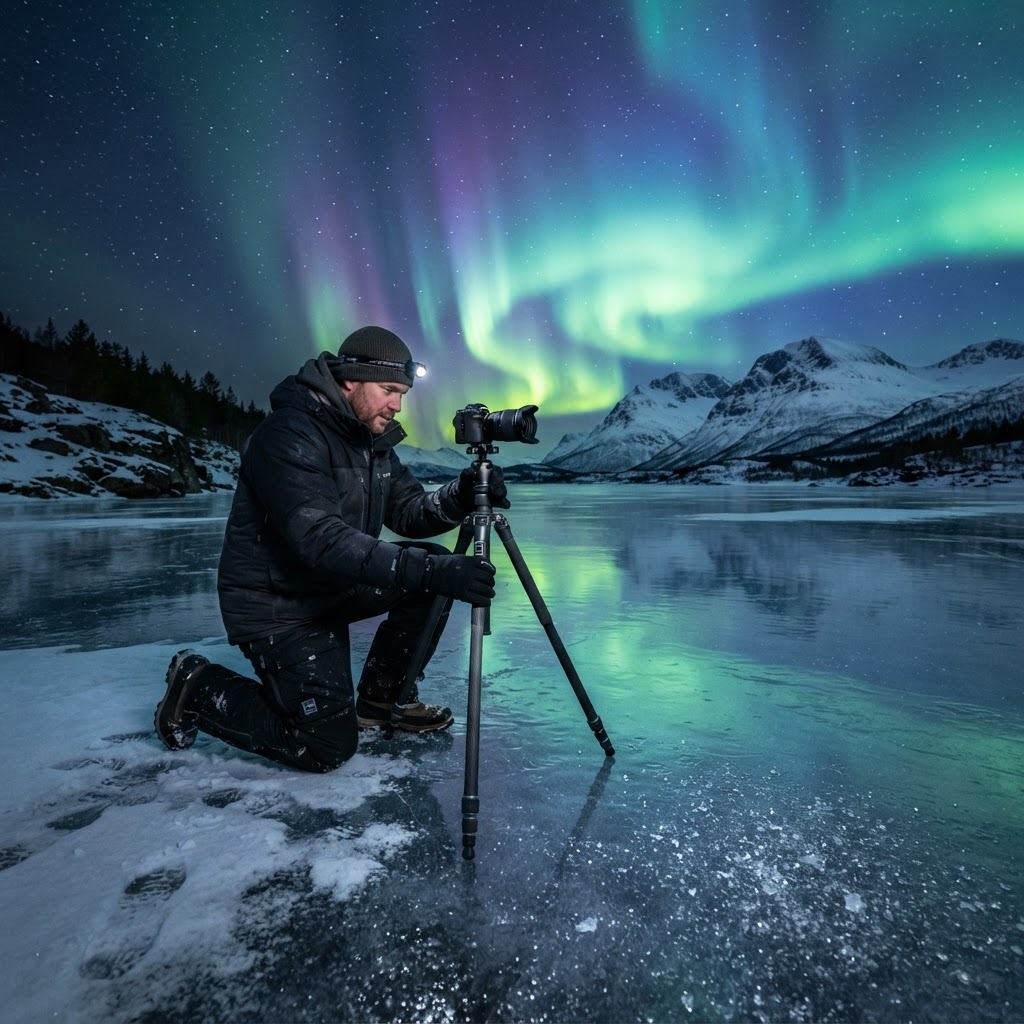 Capturing the magic: Photography in the Arctic wilderness.