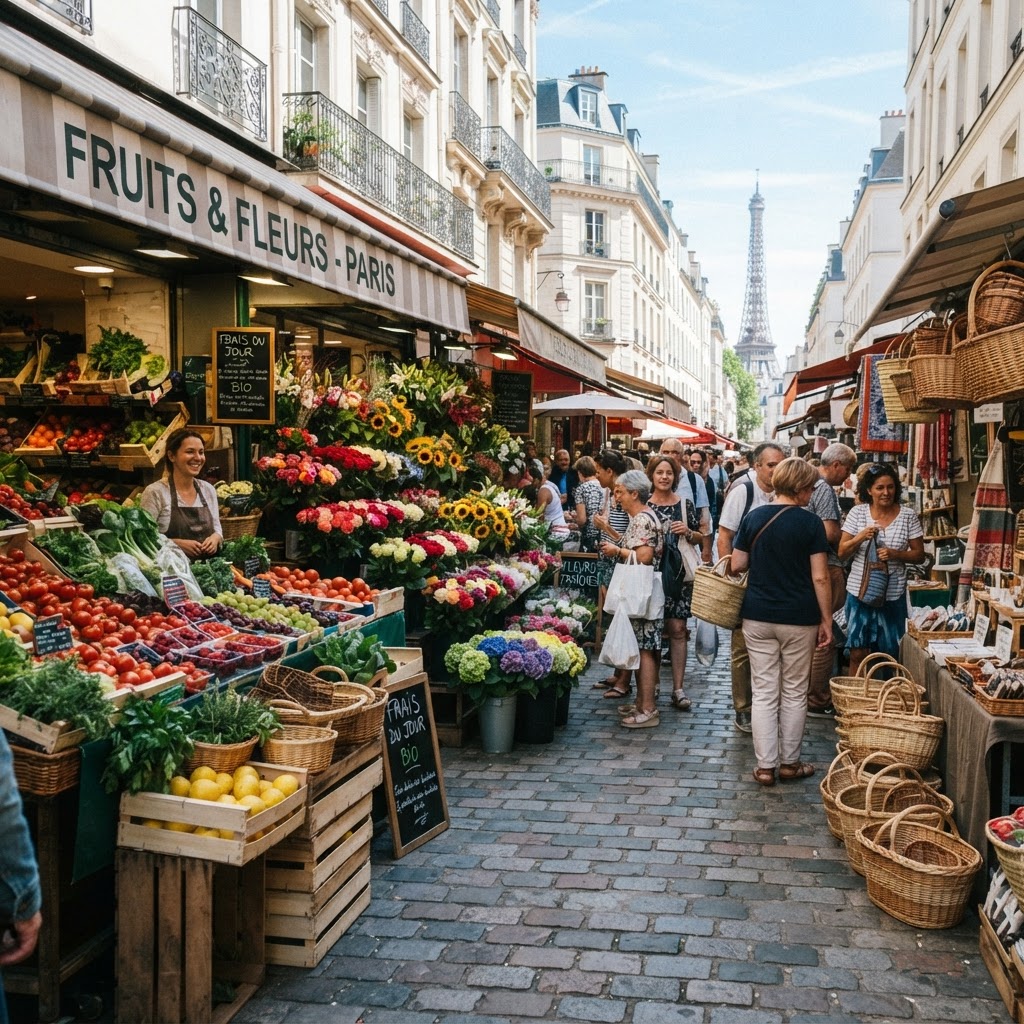 Shopping at neighborhood markets brings you closer to the heartbeat of the city.