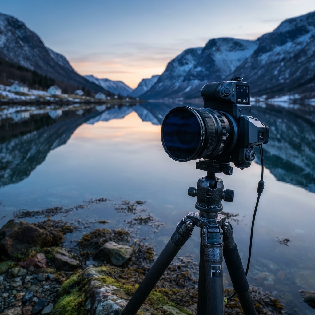Using a tripod is essential for achieving sharp, high-quality images during the sunset transition.