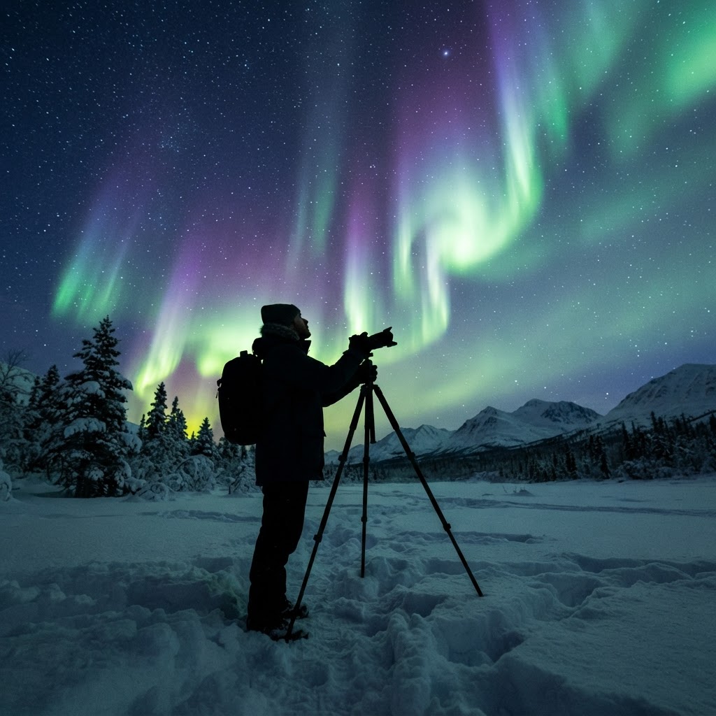Chasing the Aurora in Tromsø: A Complete Guide 3 Capturing the perfect shot of the dancing lights.