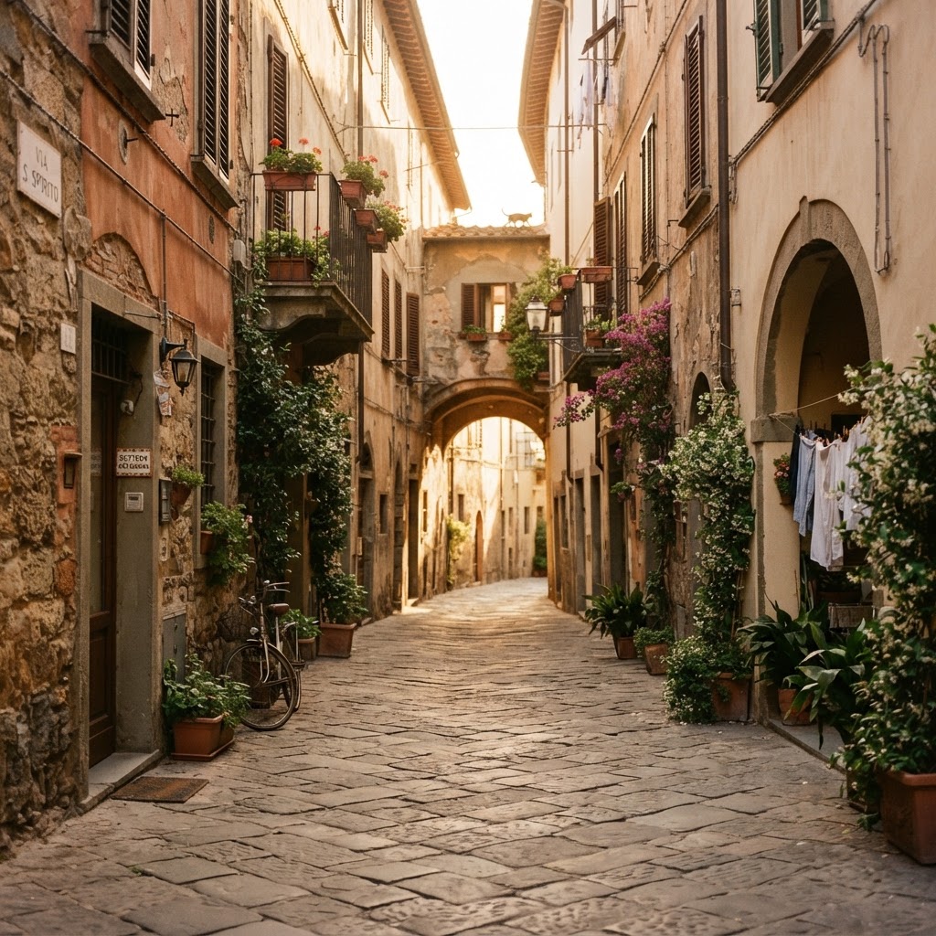 The quiet, timeless charm of Florence's hidden streets.