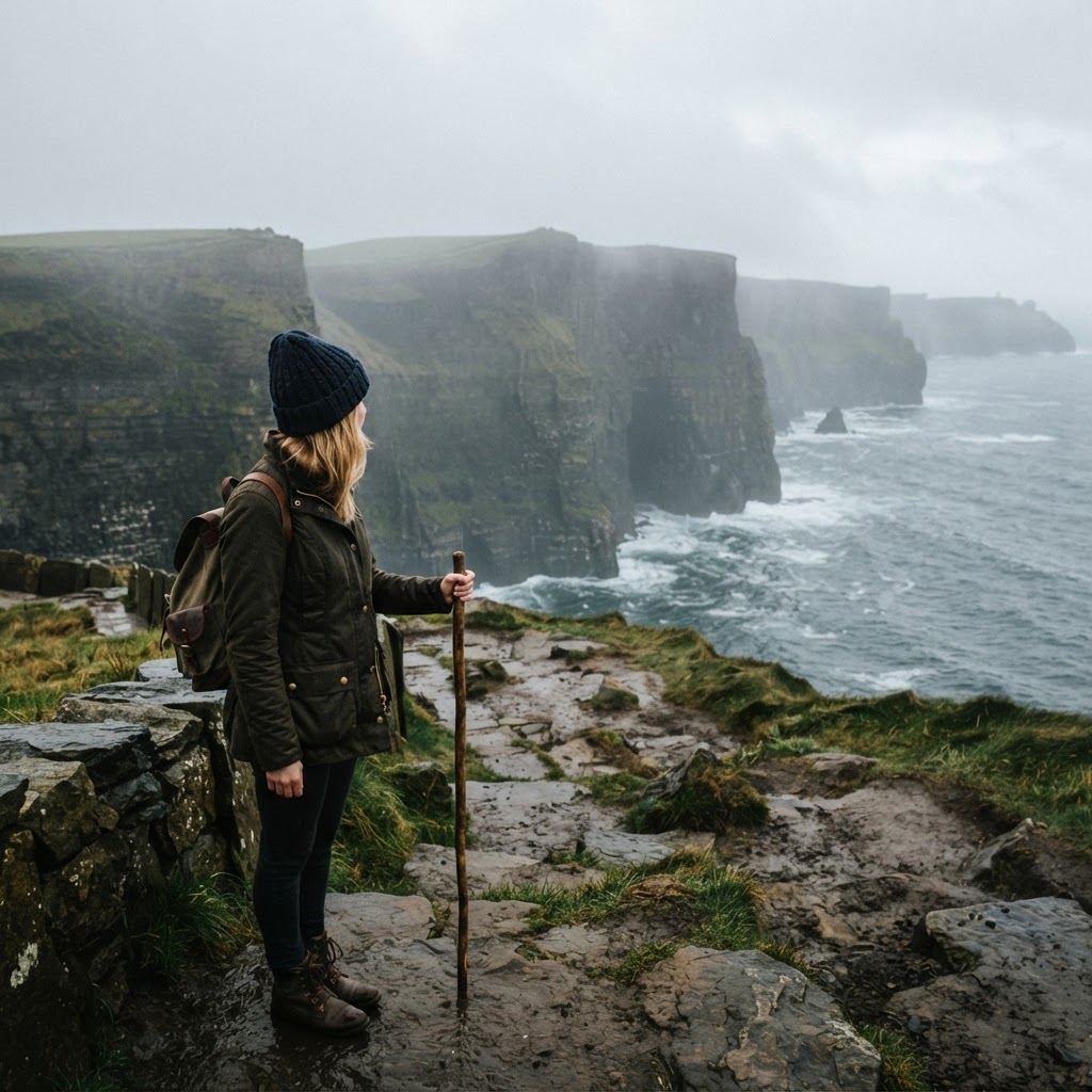 Practical yet stylish gear for coastal sightseeing.