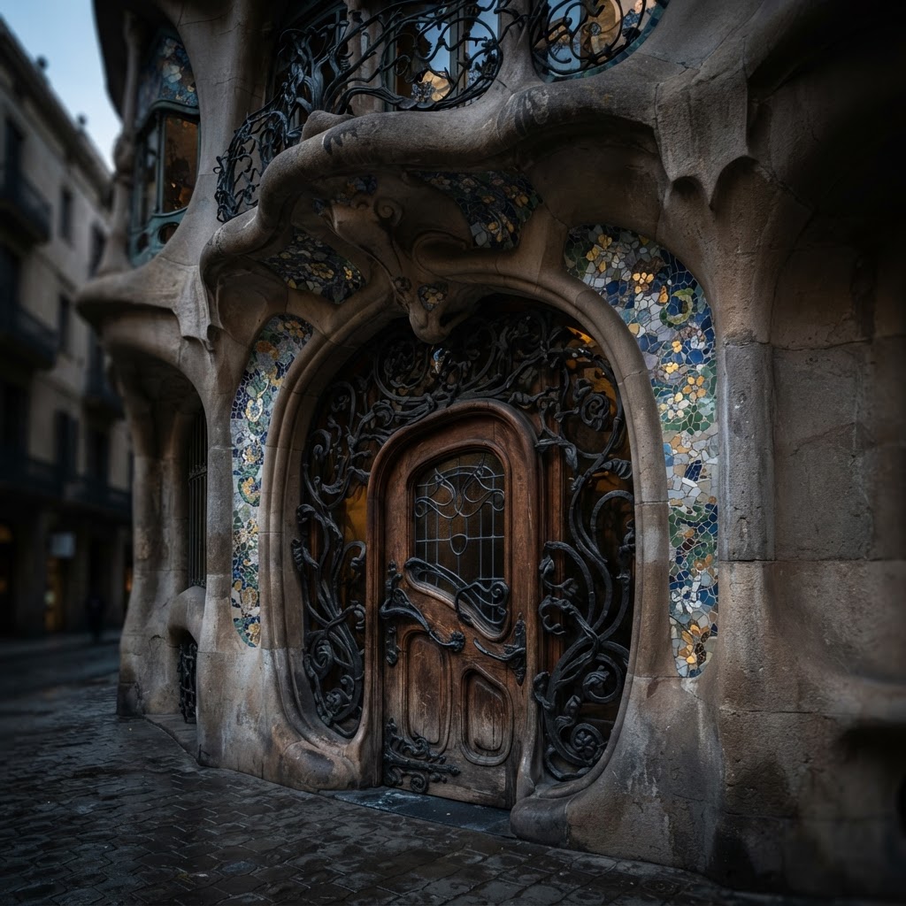 Catalan Modernism turns doorways into surrealist art.