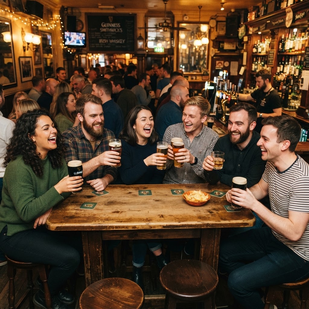 Socializing and participating in rounds is a key part of Irish culture.