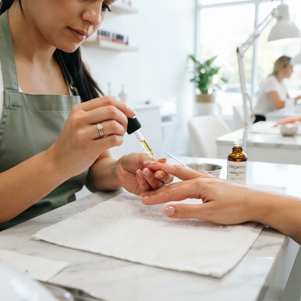 Daily application of cuticle oil is a non-negotiable step for nail health.