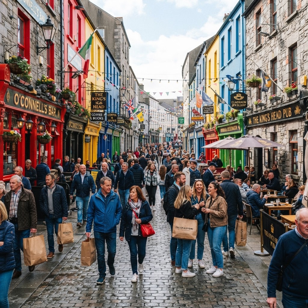 Galway is one of the most walkable cities for tourists.