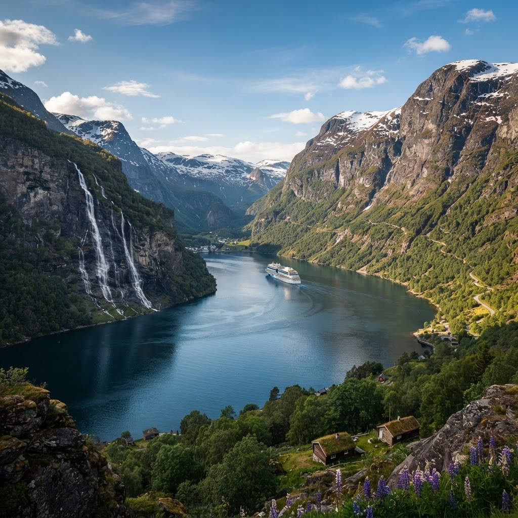 7 Dreamy Places in Norway You Need on Your List 2 The breathtaking majesty of Geirangerfjord.
