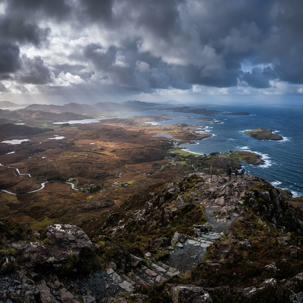 Breathtaking views from the top of Diamond Hill.