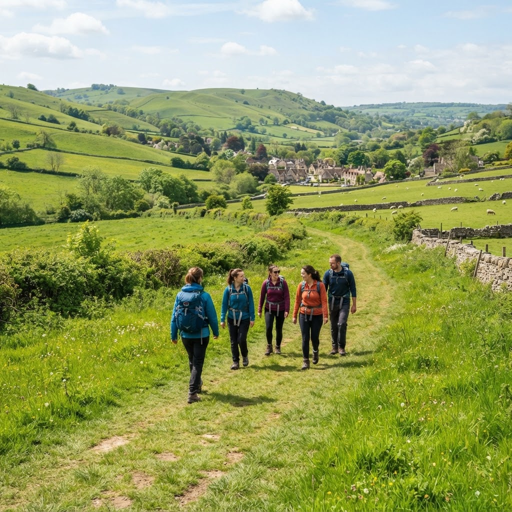 Lace up your boots for the stunning walking paths between villages.