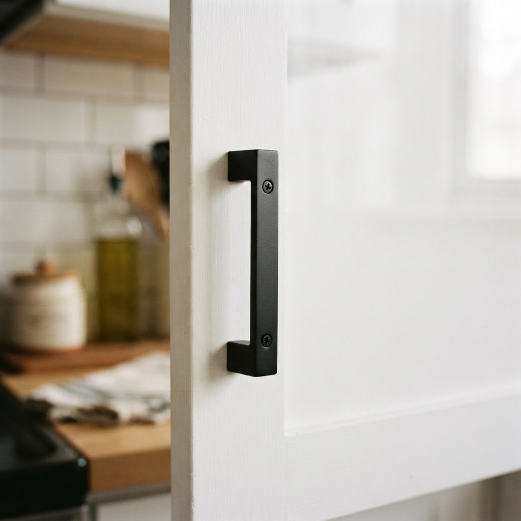 Swapping cabinet hardware is a simple, high-impact rental hack.