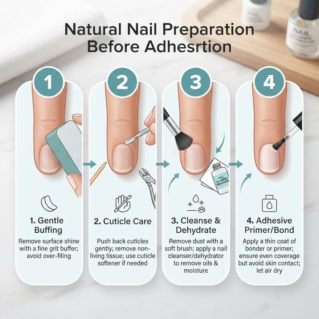 Follow these simple prep steps to ensure your nails remain healthy and strong.