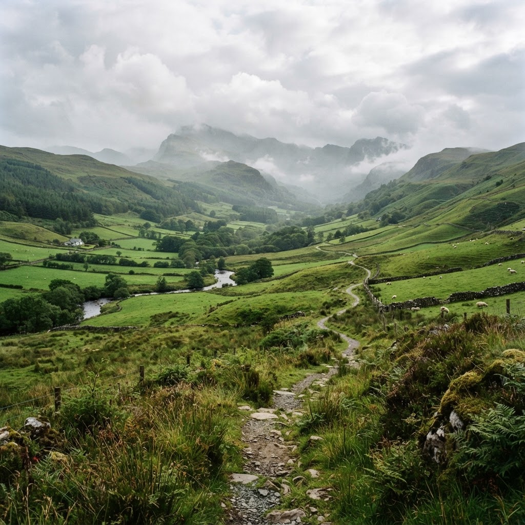 The breathtaking scenery of the Wicklow Mountains, perfect for beginner hikers.