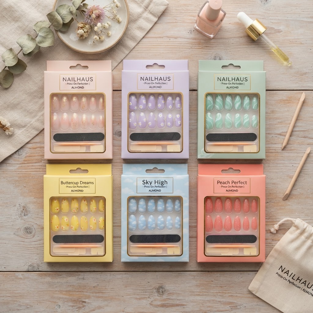A curated collection of press-on nail sets for every style.