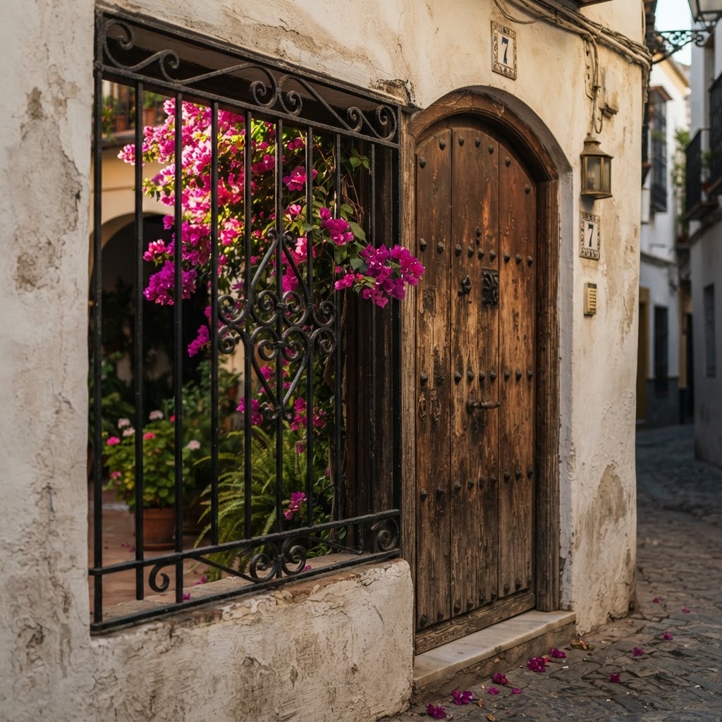 A peek inside a traditional Seville residence, where history meets nature.