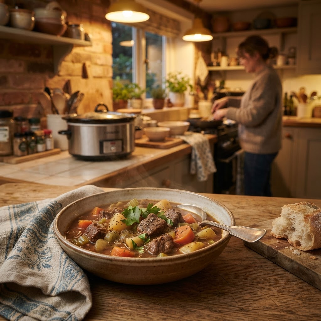 An inviting kitchen scene showcasing the ultimate comfort food experience.