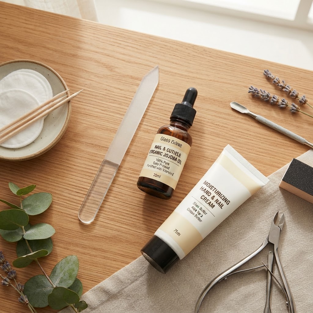 The essential toolkit for repairing brittle and damaged nails effectively.
