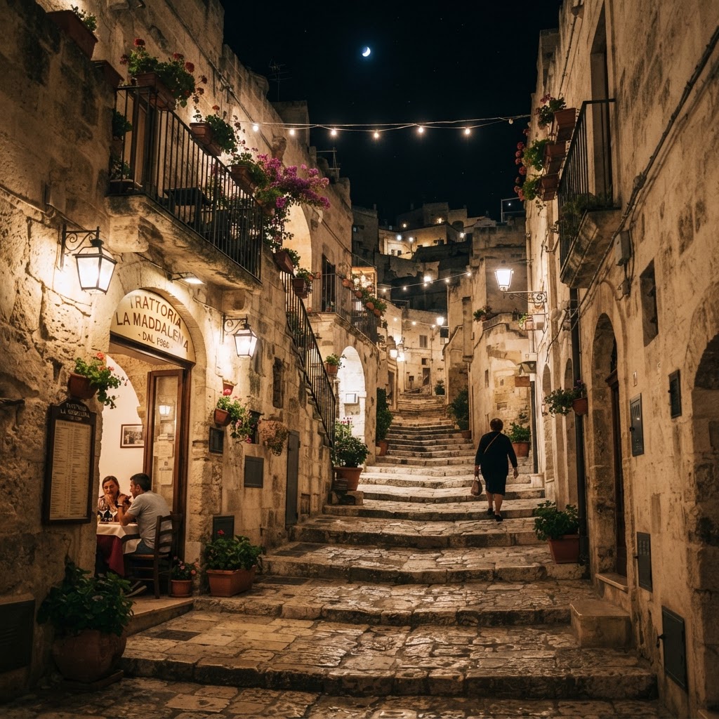 Wandering through the timeless, winding alleys of the Sassi.