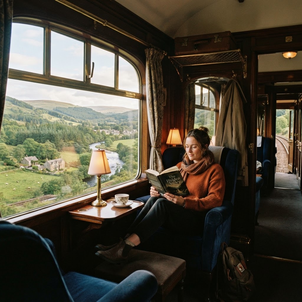 Train travel provides the most relaxing way to view the English countryside.