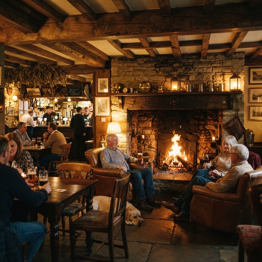 Autumn in the Cotswolds: 7 Dreamy Spots You Must Visit 3 Find warmth by the fireplace in one of the many historic Cotswold inns.