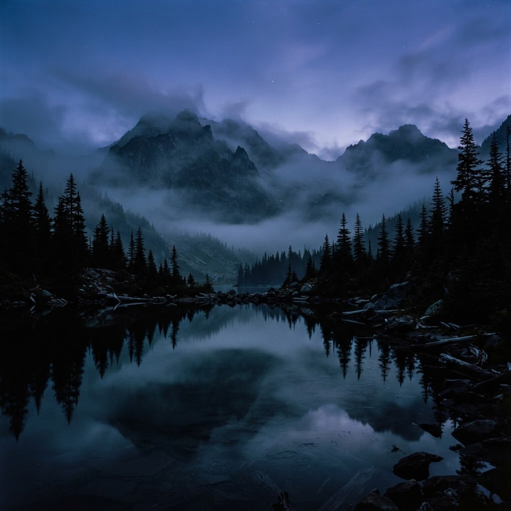 Misty mornings create a dream-like atmosphere for reflection photography.