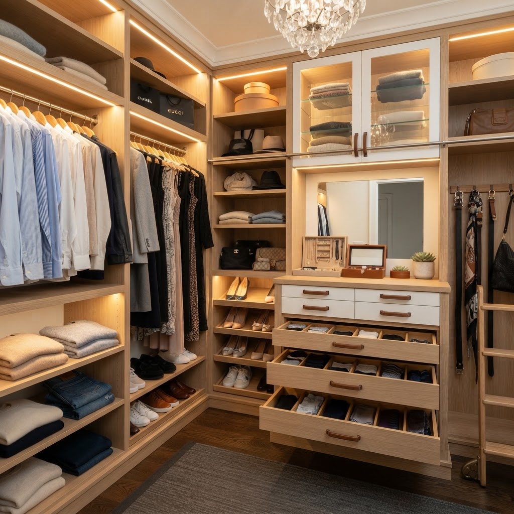 Proper internal organization is key to small bedroom efficiency.