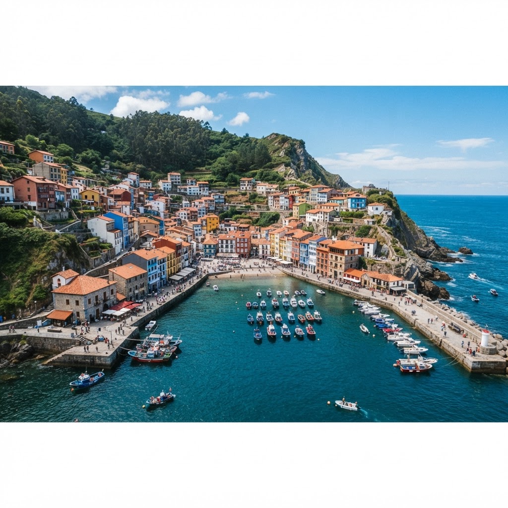 The vertical fishing village of Cudillero is a sight to behold.