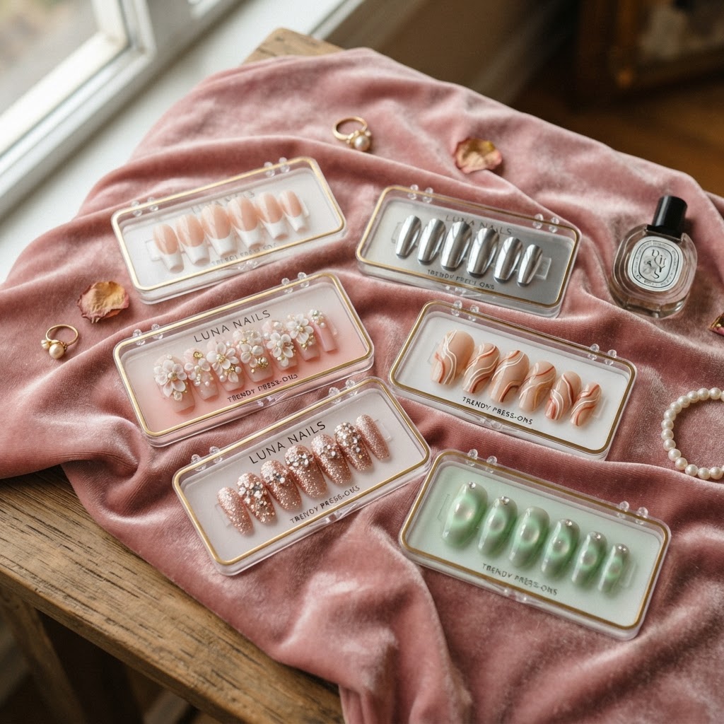 Explore various styles from French tips to trendy chrome designs.