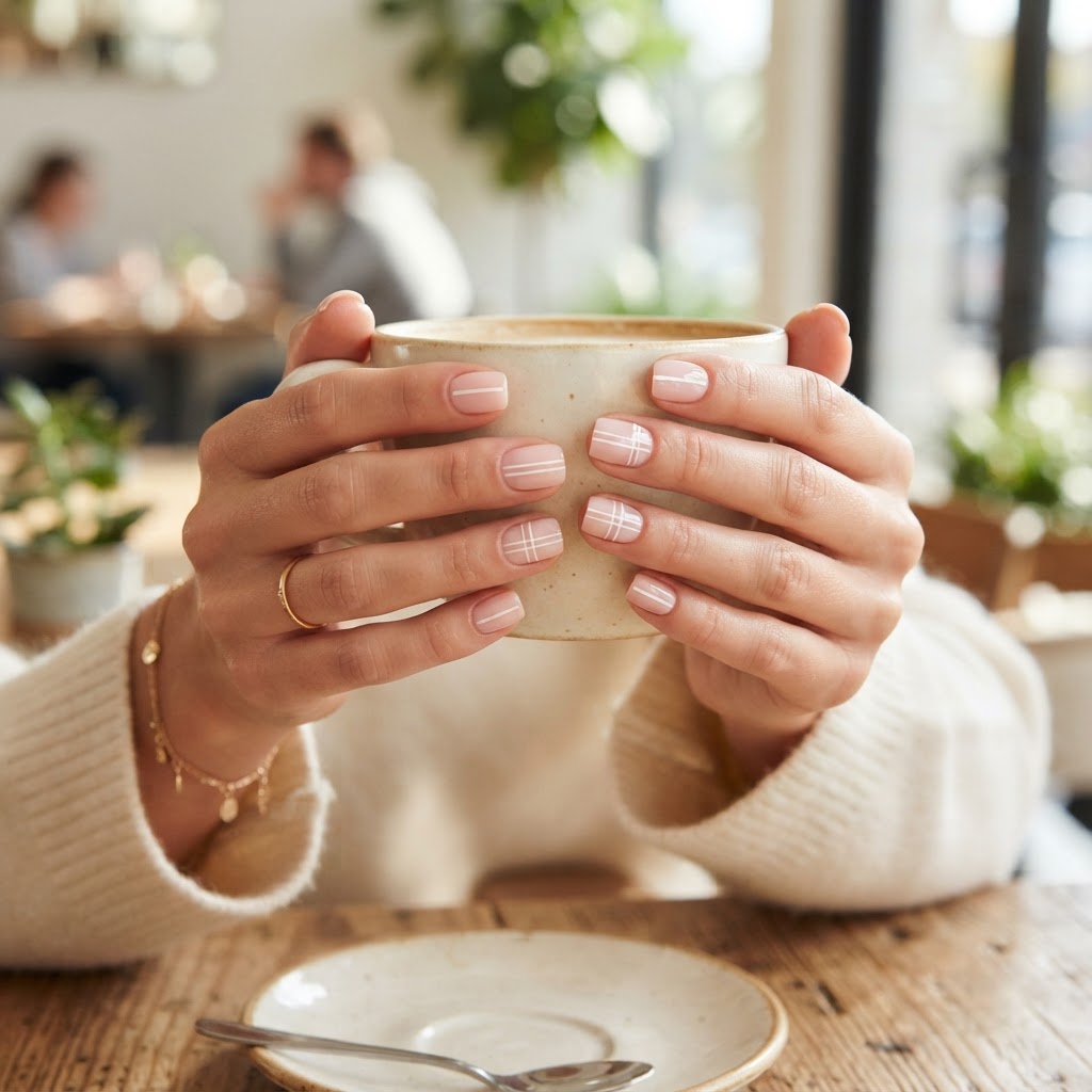 A clean, chic manicure perfect for daily wear.