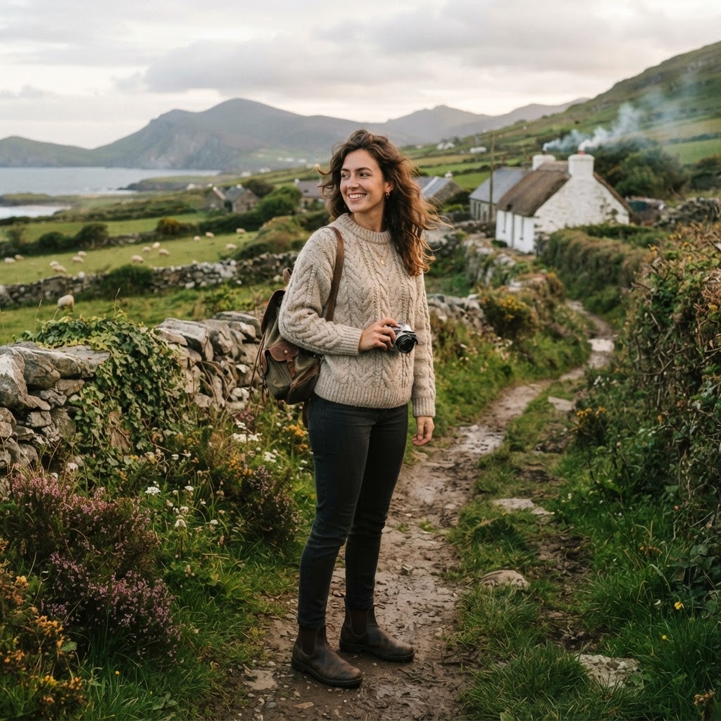 A perfectly curated Ireland aesthetic outfit ready for a day of exploration.
