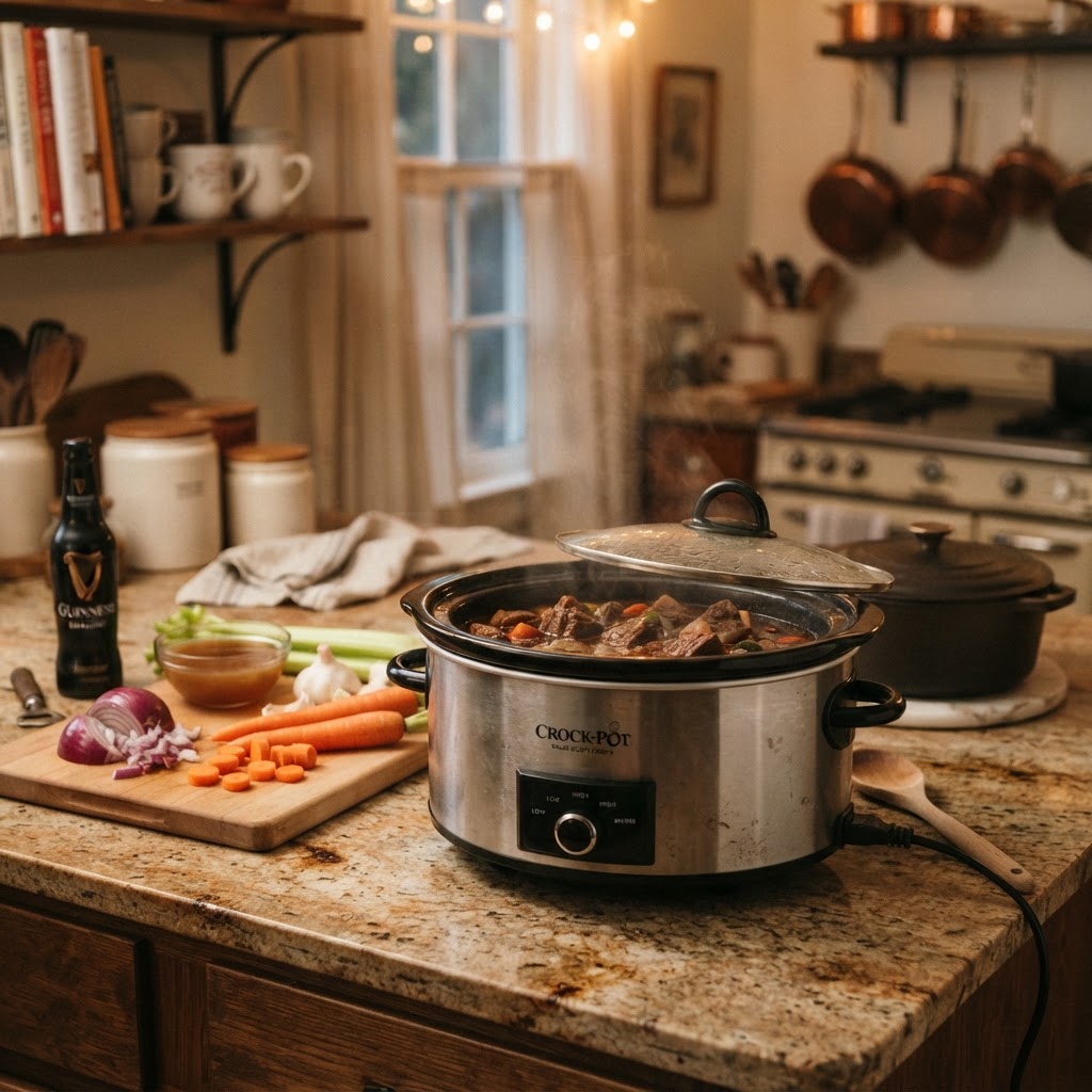 Fresh ingredients ready to transform into a flavorful beef stew.