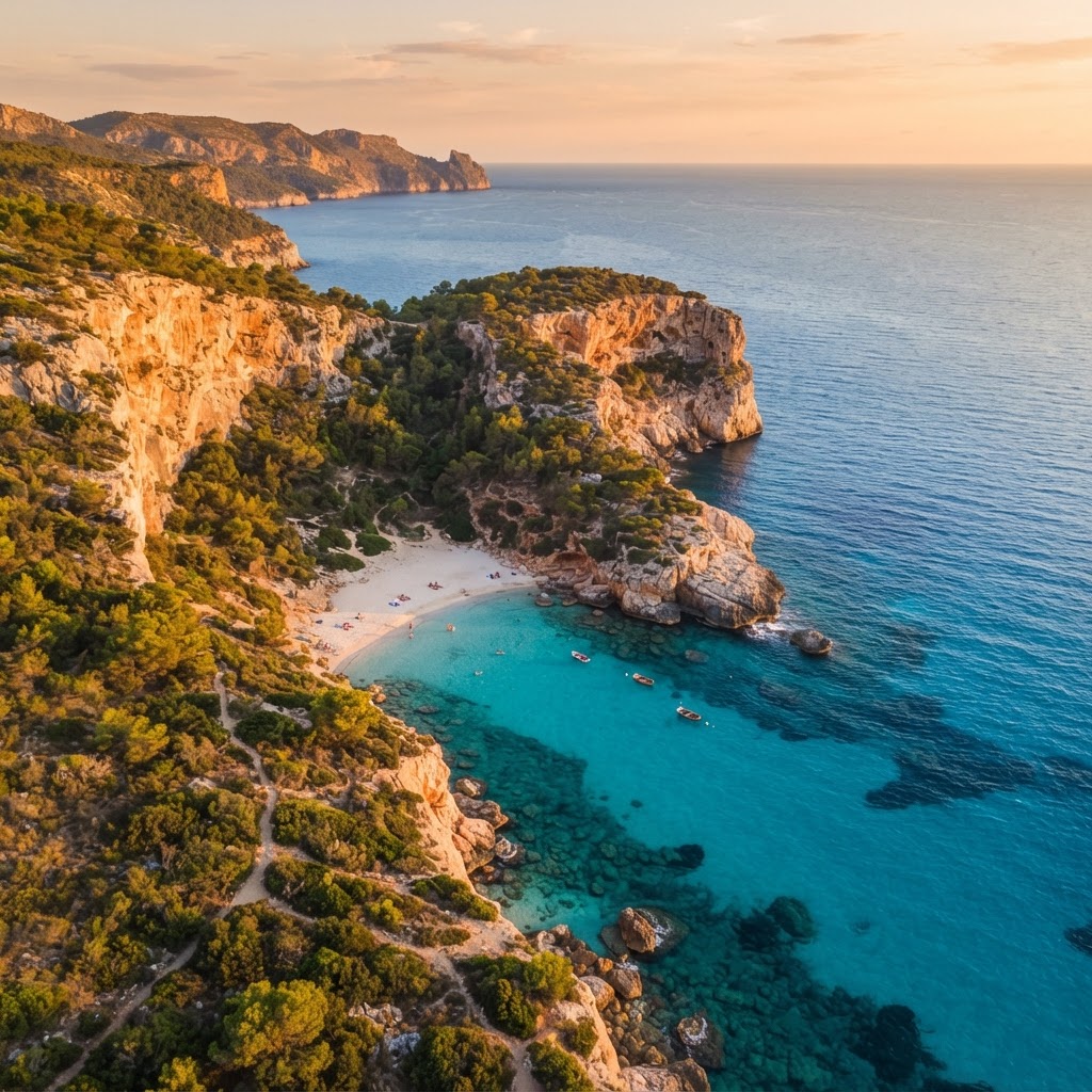 Discovering a secret, crystal-clear cove off the beaten path.