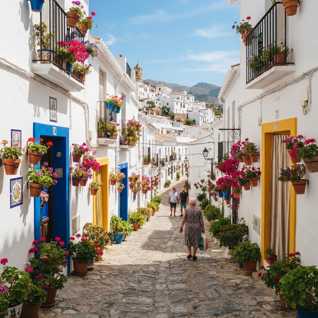 Spanish Doorways: The Art and History of Entrances 3 Brightly colored entrances define the charming aesthetic of Andalusian streets.